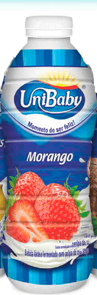 Bebida Láctea sabor Morango Unibaby 850g