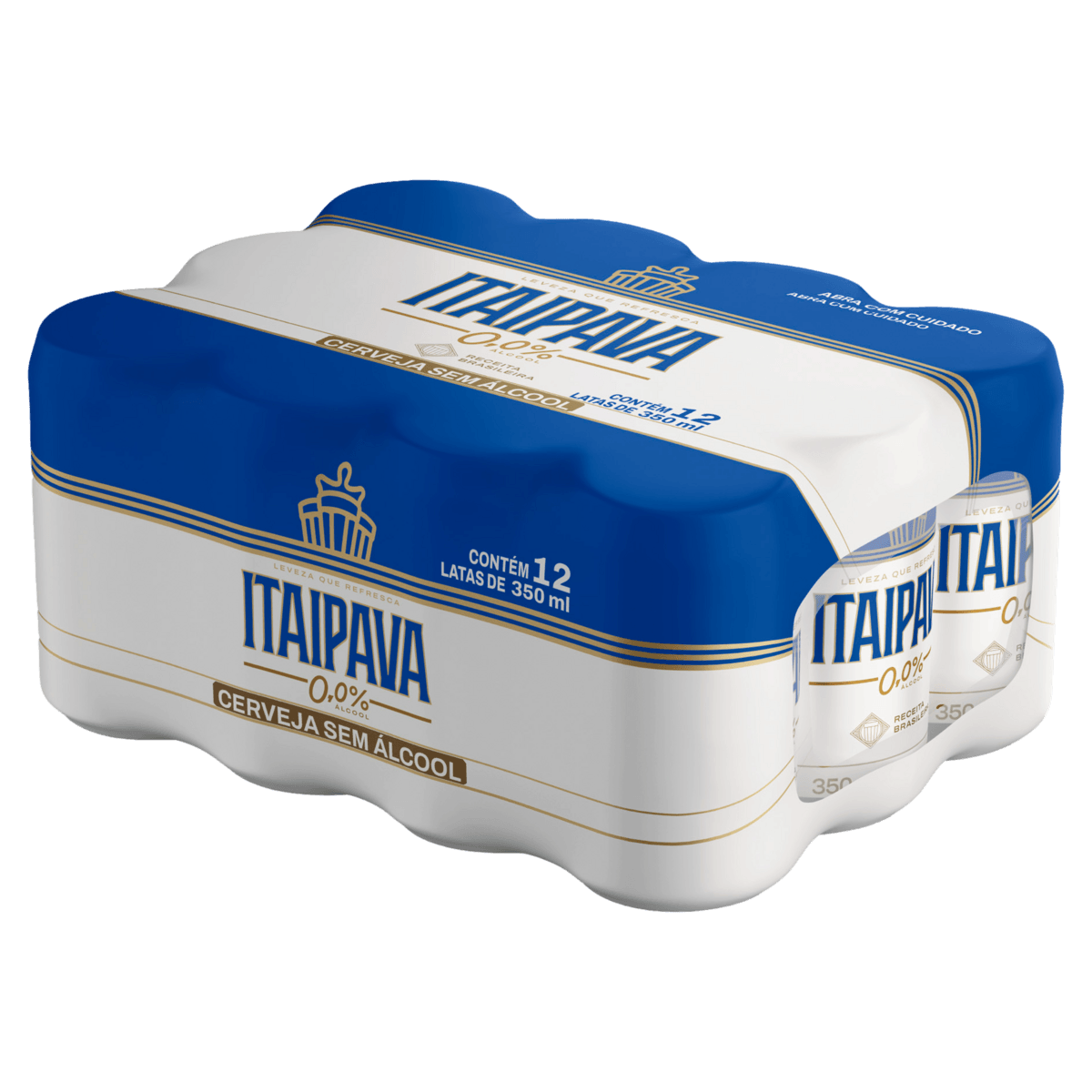 Cerveja Itaipava Zero Álcool Lata 350ml com 12un